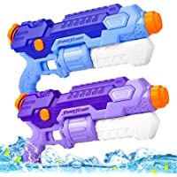 lenbest 2 Pack Pistolas de Agua- 1000ML Pistolas de Agua Grande- Juego de pistolas de Agua de Largo Alcance de 32 Pies…